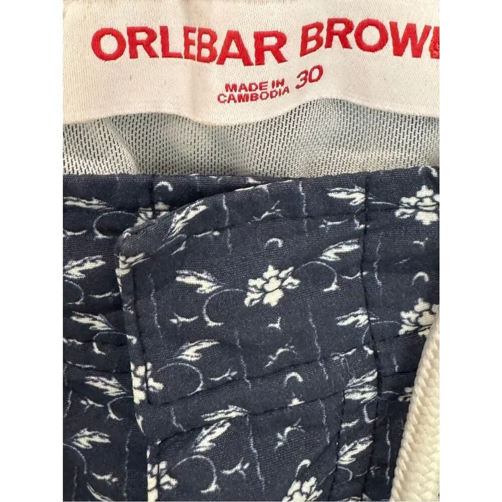 Orlebar Brown - Standard Mid-Length Bandana-Print Swim Shorts - Blue size 30